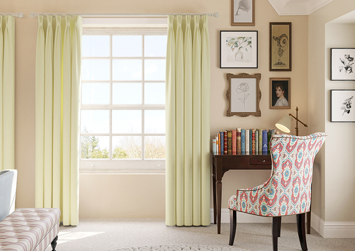 Kyoto Faux Silk, Cream - Made to Measure Curtains - Image 3